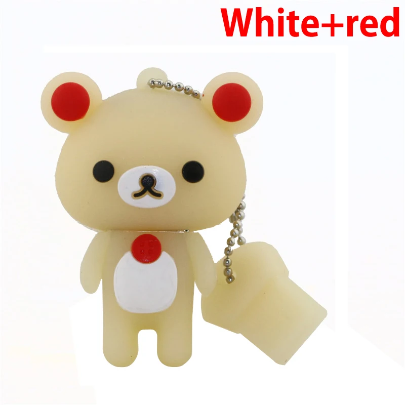 Прекрасный накопитель Rilakkuma Медведь стиль USB флешка memory stick U диск 4ГБ 8ГБ 16ГБ 32ГБ 64ГБ 128 ГБ