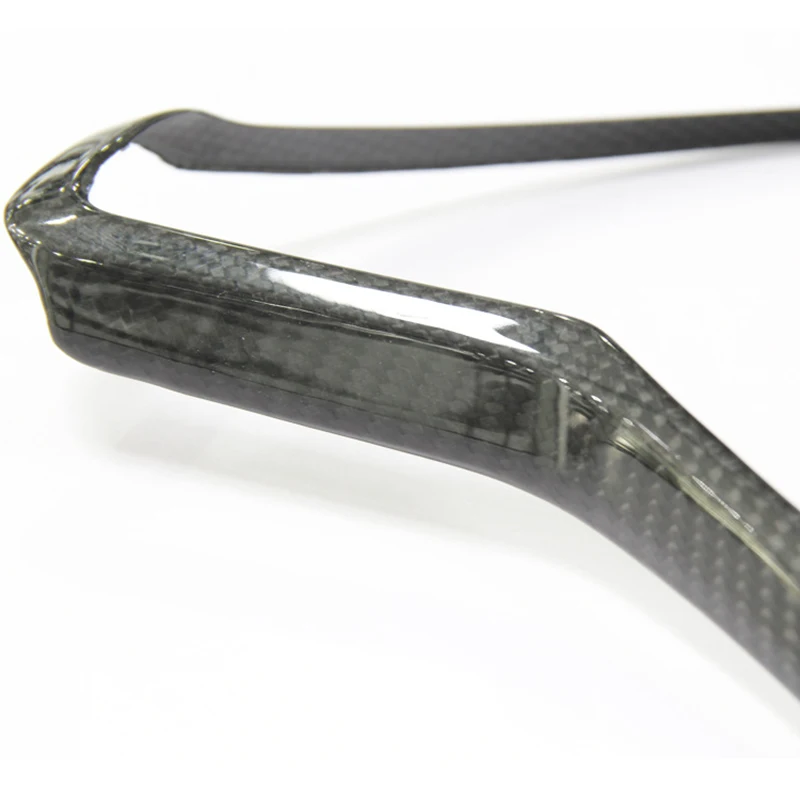  Car-Styling for TESLA MODEL S X Carbon fiber Inner Steering steering wheel Decor Cover Trim decorat