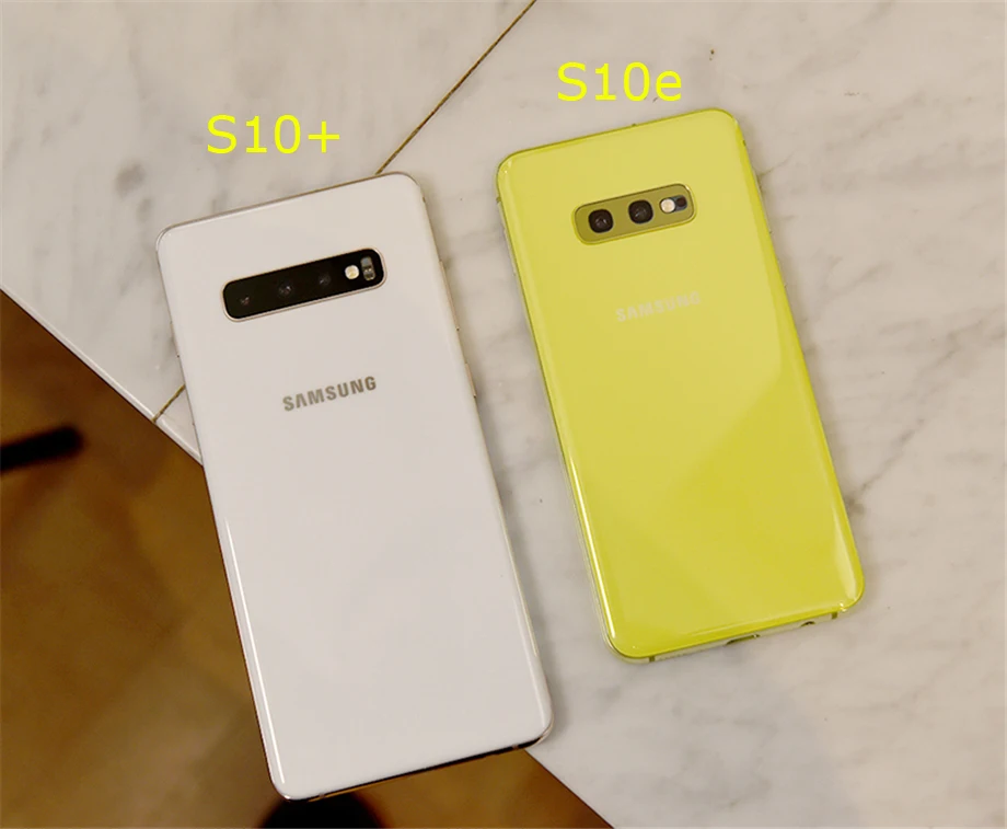 Samsung Galaxy S10e G9700 разблокированный LTE Android мобильный телефон Dual Sim Qualcomm Восьмиядерный 5," 16 МП* 12 МП 6 Гб ram NFC