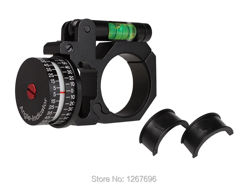 HY3387 30&25.4mm Ring Mount With Zomm Rail Bubble Level Angle Indicator (1)