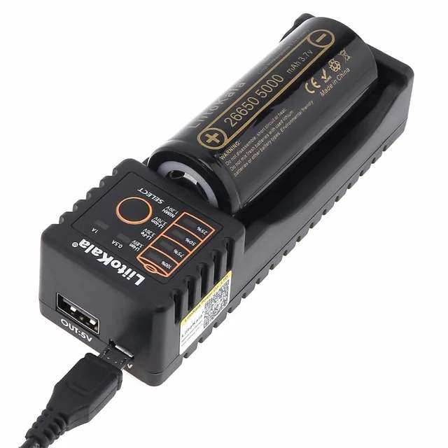 Liitokala 3 7 V 26650 5000 mAh литий ионная аккумуляторная батарея + Аккумулятор Чехол | Отзывы и видеообзор