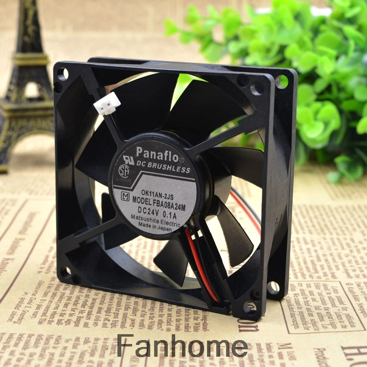 

For Panaflo Panasonic 8025 8cm 24V 0.1A Inverter / Server Fan FBA08A24M