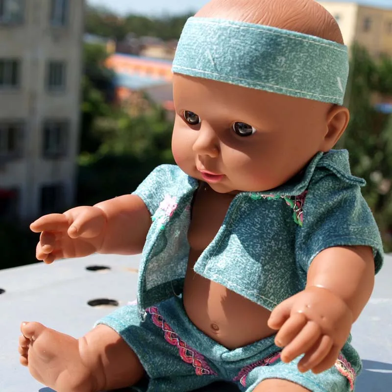 

Lol Dolls Toys Bjd Baby Reborn Silicone Black Man Africa Simulation Baby Doll Soft Glue Toys For Children
