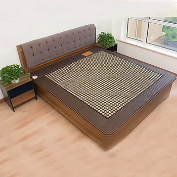 

Free Shipping for Germanium Stone Mattress Jade Mattress Heated Magnetic Therapy Tourmaline Mattress Jade Size 1.2x1.9M for Sale