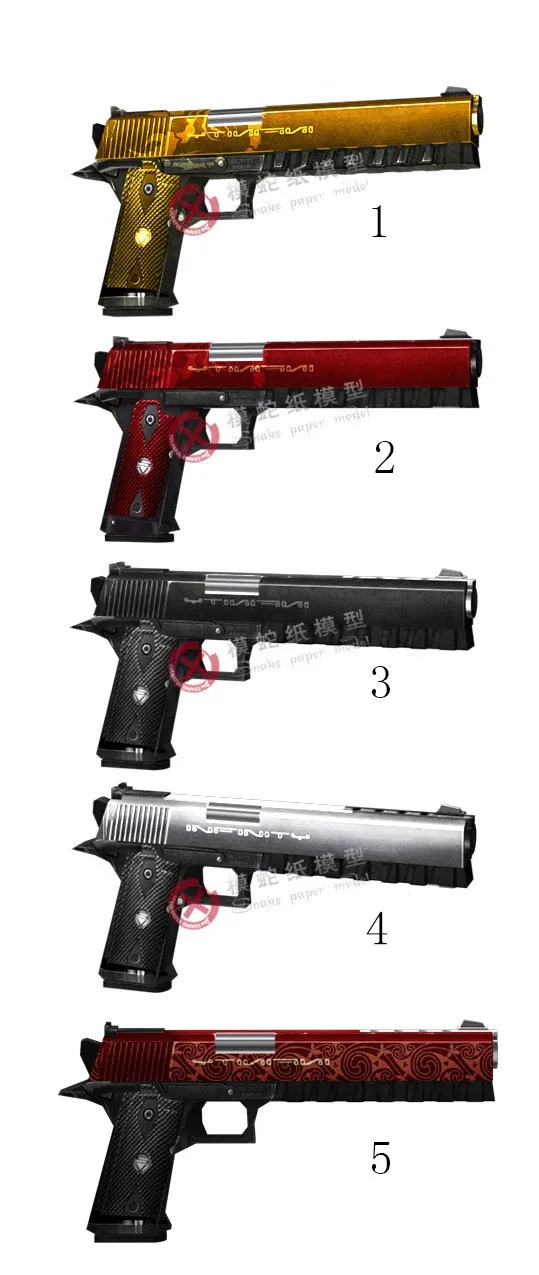 Оружие CSOL антитеррористическая Элитная Бумажная модель оружие 3D ручные рисунки оружие военные игрушки с буквами и цифрами
