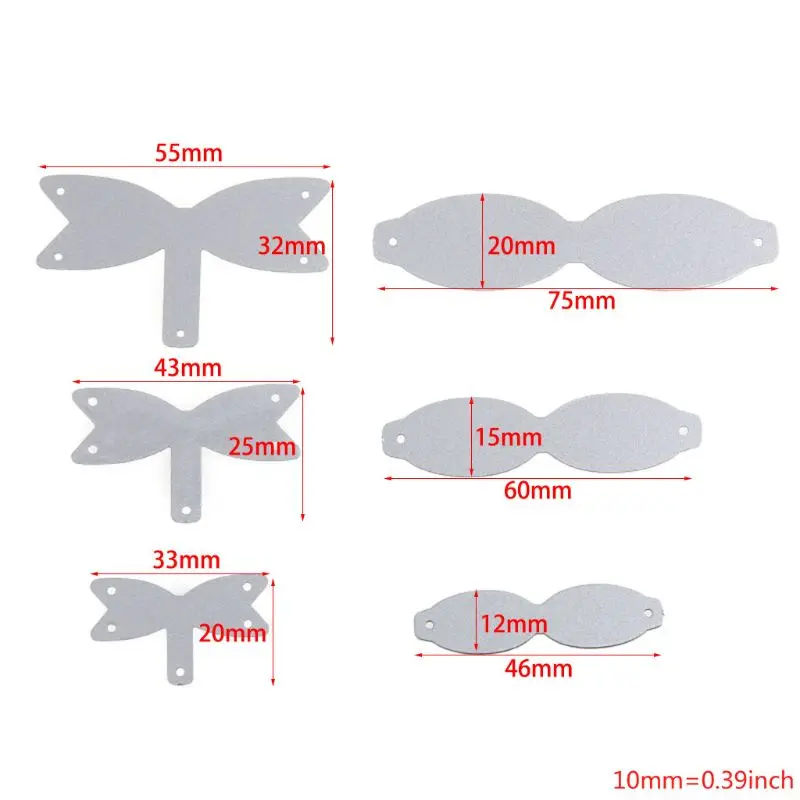 Ленточные банты металлические трафареты для пресс-формы, режущие трафареты, формы для рукоделия, альбом, бумажная карта