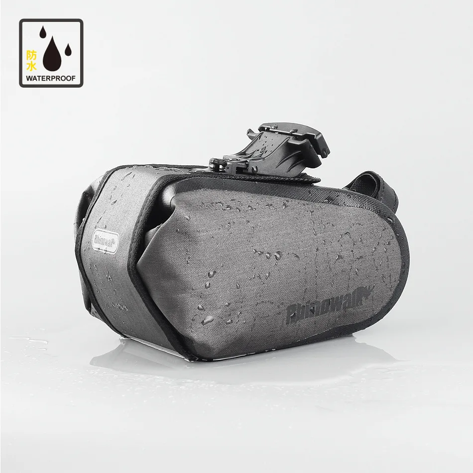 

3L bicycle saddle bag rear mountain bike waterproof package after the quick release buckle of seamless TPU
