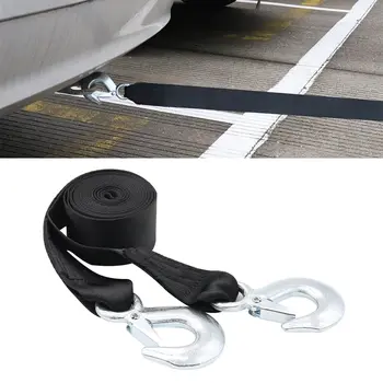 

4 Tons 4 Meter Towing Winch Universal Flsorescence Car Tow Cable Towing Strap Rope with Hooks