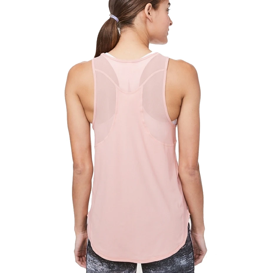 Goede Vrouwen Outdoor Cooling Mesh Mostue Wicking Losse Sport Athletic Gym Workout Fitness Running Tank Tops