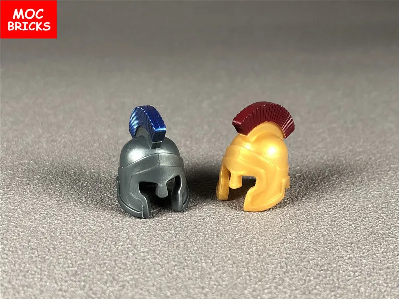 20 шт./лот MOC кирпичи герой солдат головной убор римский воин шлем образовательные