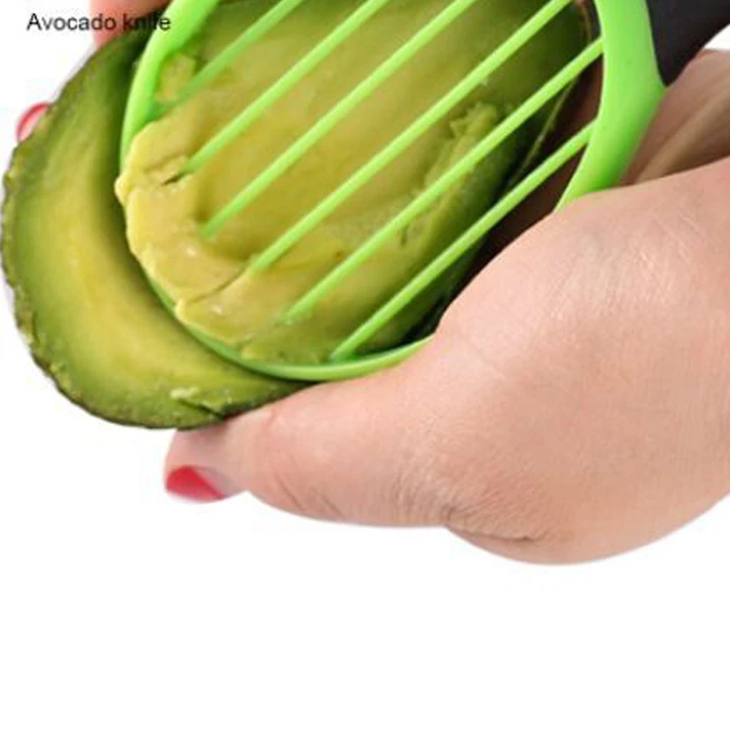 

3-in-1 Avocado Slicer Shea Corer Butter Peeler Fruit Cutter Pulp Separator Plastic Multifunctional Knife Kitchen Vegetable Tools