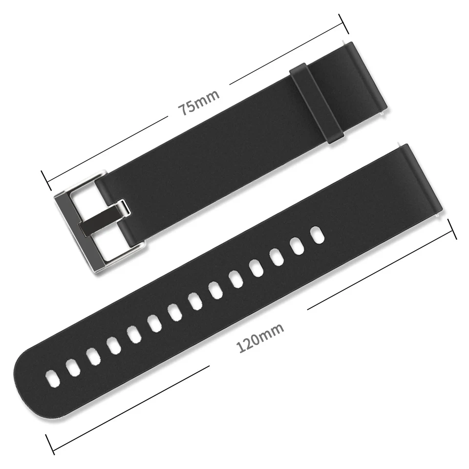 Белый ремешок для часов Xiaomi Huami Amazfit Bip силиконовый BIT PACE Lite Молодежные умные часы