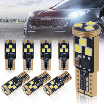 

10-100 pcs T10 W5W 3030 9SMD Canbus No Error LED Bulb Car Tuning 194 168 Parking Wedge Clearance Light For Fait Seat Mazda Lada