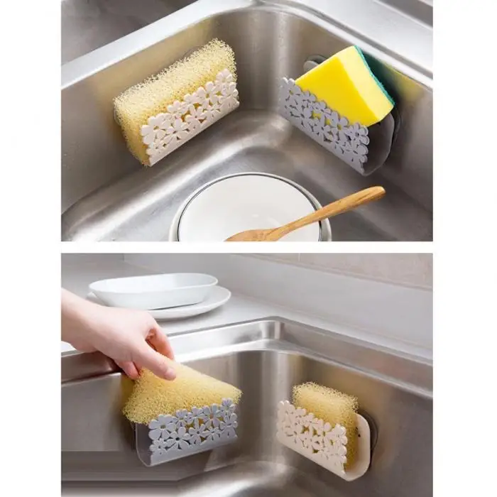 Для хранения сушки сушилка присоске держатель для Кухня Раковина Губка Мыло Ванная комната Туалет Лучшая цена