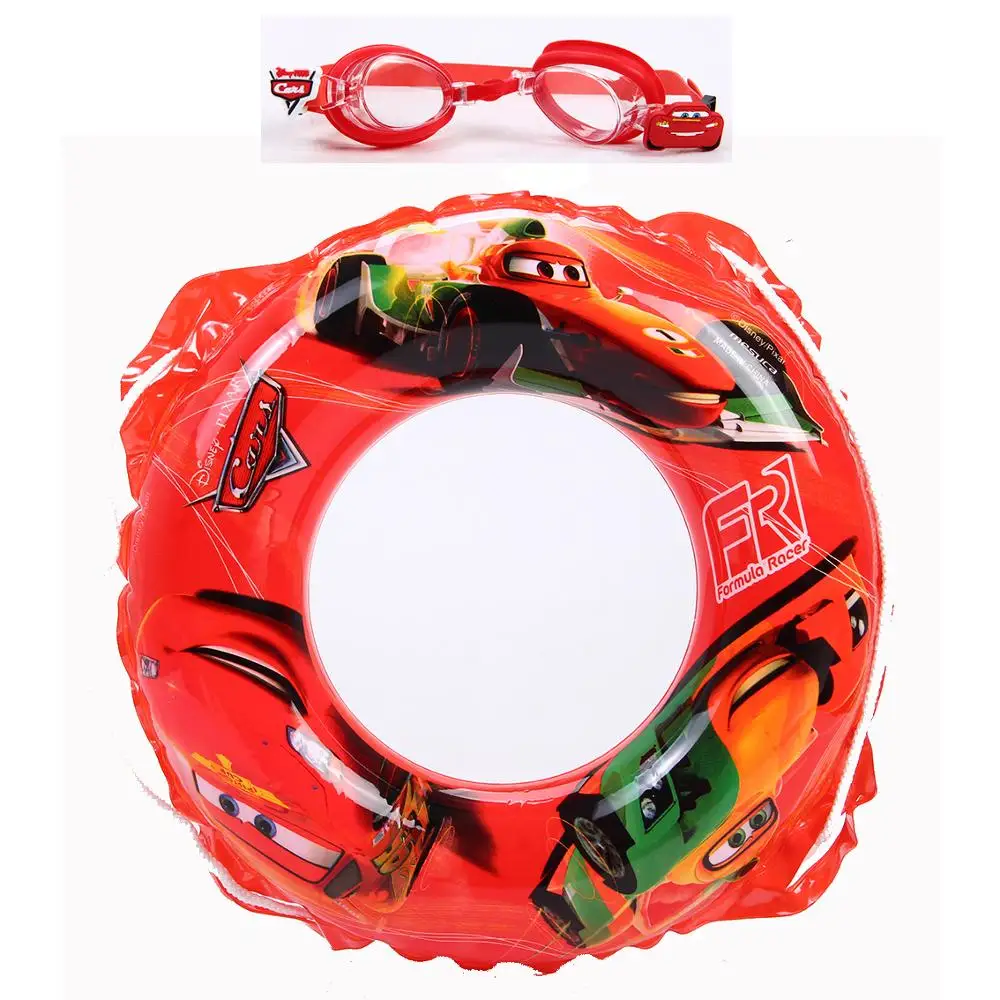 Disney плавательный ming кольцо и очки одежда для плавания надувной плавательный круг детские надувные изделия для плавания бассейн поплавок водные виды спорта игрушка для детей