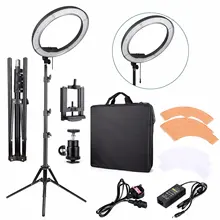 RL-18 240LED 5500 К затемнения фото/Studio/телефон/видео кольцо свет лампы и штатив Стенд для Canon Nikon Dslr Камера