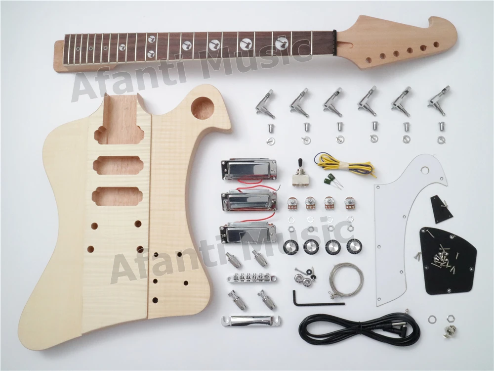 New Design! Firebird DIY Electric guitar Kit of Afanti music (PFB 001A