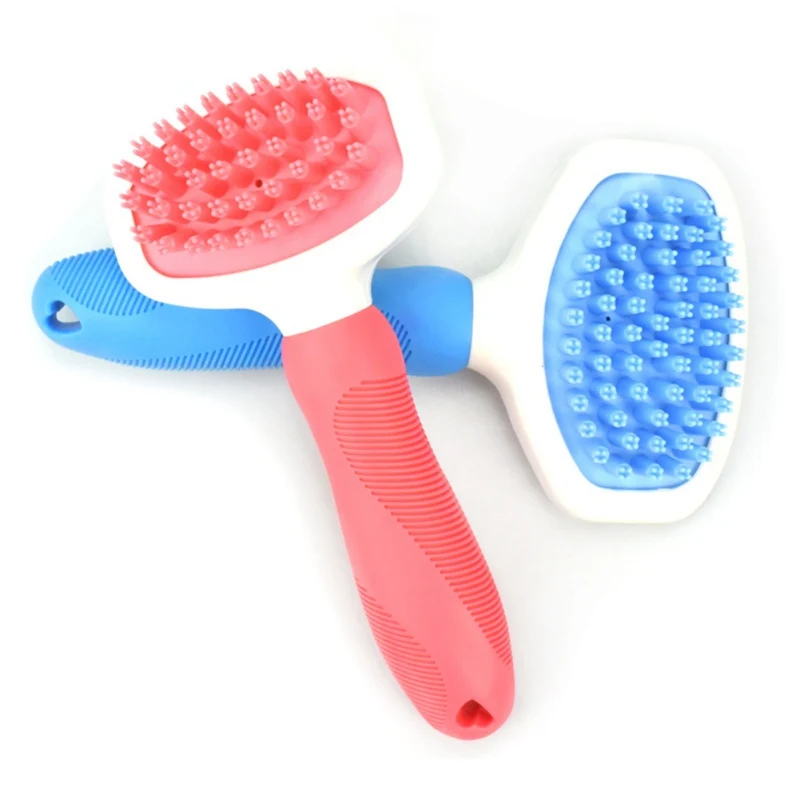 

Pet Dogs Cats Bathing Brush No Harm Silicone Short Long Hair Pets Removal Hair Comb pet bathing tool brush dog shower massager