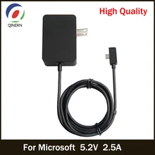 QINERN 5.2V 2.5A 13W Power Adapter Charger for Microsoft Surface 3 Tablet Laptop Adapter Power Supplies Pour Microsoft  EU US UK
