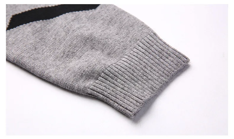 2018 Новинка осени мужской свитер Мода Повседневная Корейская версия стройная фигура пуловер Т-образным вырезом рубашки мужские свитера