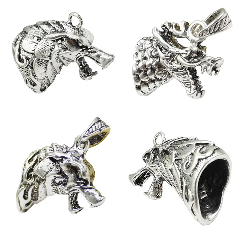 

10pcs/lot Animal Cord Crimp End Caps Buckle Tips for Necklace Bracelet Ropes Cords Connectors Clasp,DIY Accessories (K05437)