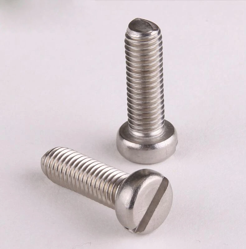 M2 Slotted Round Head 304 Stainless Steel Screws Machine Screws and