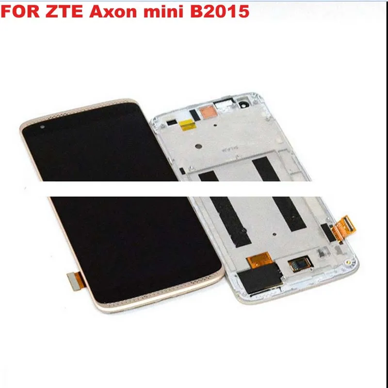 

5.2 For ZTE Axon Mini B2015 Full LCD Display Monitor+Digitizer Touch Panel Screen Glass Sensor Assembly Replacement with Frame