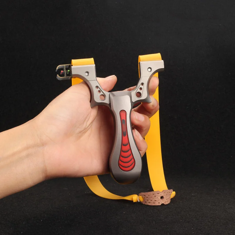

Slingshot Hunting TC21 Titanium Alloy Flat Rubber Band CNC Chamfer G10 Patch Outdoor Shooting Collection