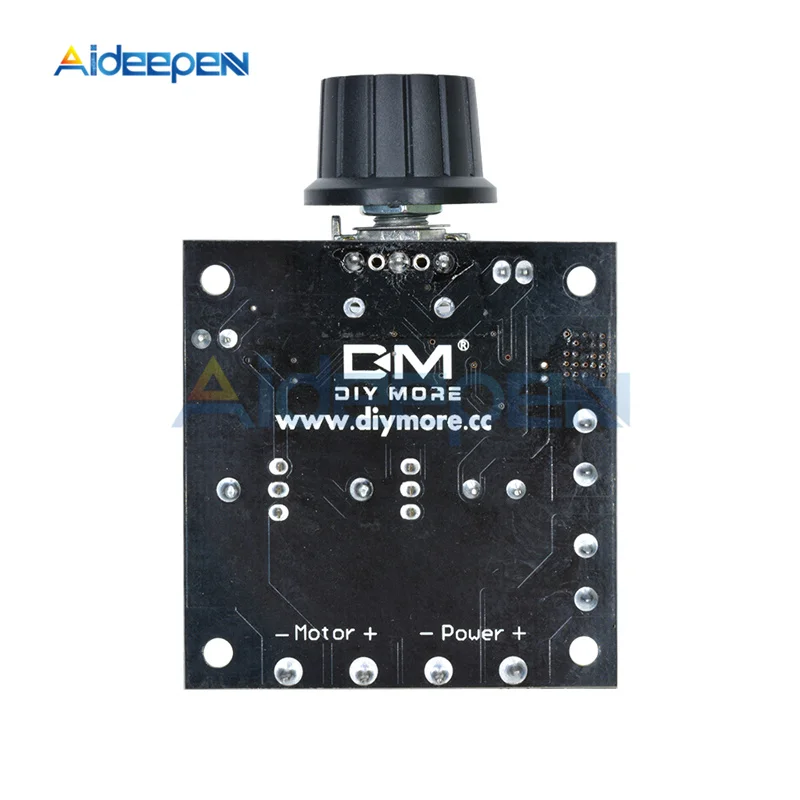 DC 12V-40V 10A 400W Auto PWM DC Motor Speed Controller Module Volt Regulator Dimmer 3KHz Frequency With Knob Switch 24V 32V DC Motor Speed Controller Motor Speed Controller Electric Motor Speed Controller
