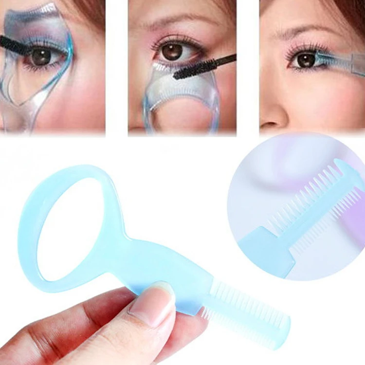 

Best Selling New Useful 3 in 1 Eyelashes Clip Holder Comb Applicator Beautiful Makeup Tools Color Random MU-143-Random