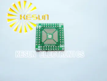 

10PCS QFP64 QFN64 turn DIP64 0.5MM 0.8MM IC adapter Socket / Adapter plate PCB