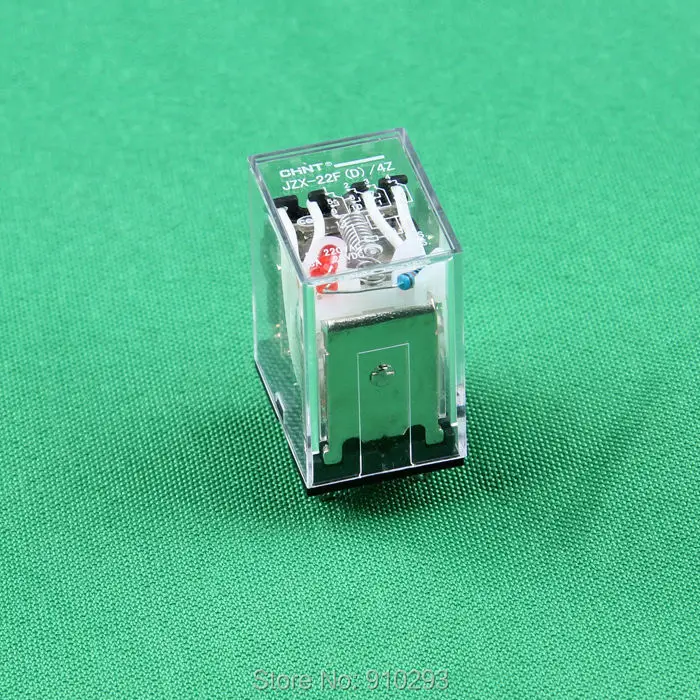Реле питания JZX 22F (D)/4Z 3A 220VAC катушка напряжения с 14 контактами реле перегрузки
