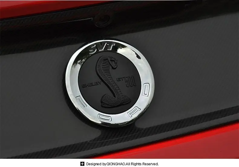 1x 3D черная Автомобильная Задняя эмблема АБС стикер для GT500|emblem sticker|sticker for carstickers