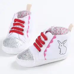 Лидер продаж, для малышей, девочек Повседневное обувь для младенцев ботиночки для малышей на возраст от 0 до 18 месяцев, LE7