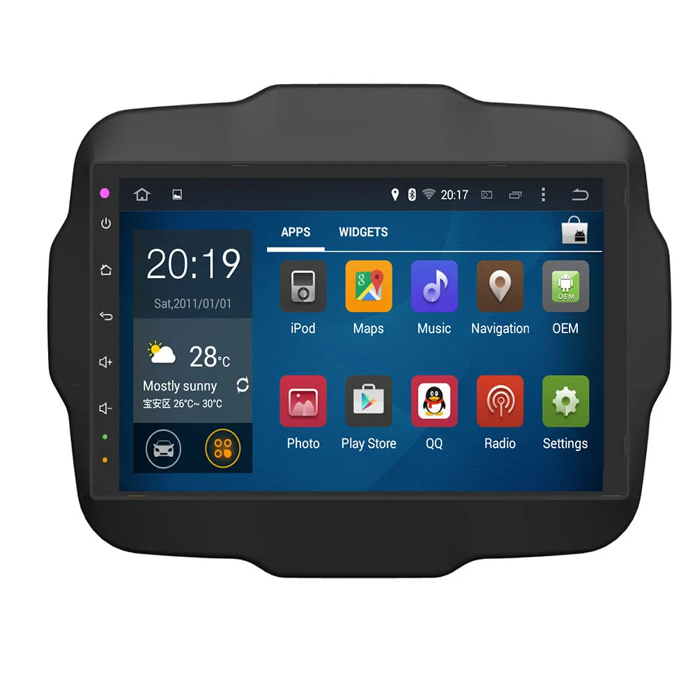 Excellent 2019 10.2 inch Android 9.0 ! 1024*600 octa core car multimedia DVD player Radio GPS FOR JEEP Renegade 2015 2016 2017 - 2019+ 3