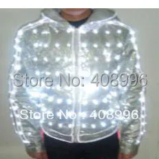 Best Offers LED and EL luminous jacket streetwear for evening club performance prop