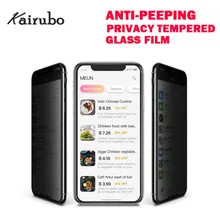 Privacy Protection Screen Protector For iPhone X 8 7 Plus 6s Anti Peeping Tempered Glass 5D Film For iPhoneX Anti Peeping Glass