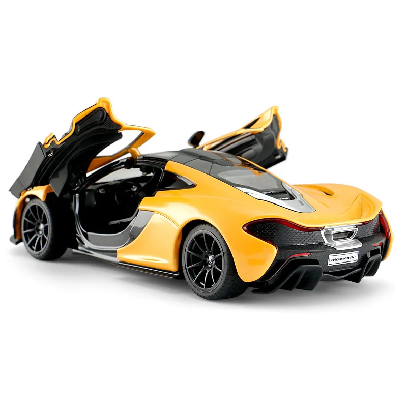 1:24 автомобиль для Mclaren P1 статическая модель из сплава под давлением Роскошная