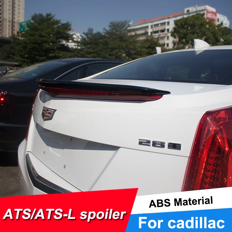JNCFORURC задний багажник крышка автомобиля Спойлер для Cadillac ATS L седан 4D ABS пластик