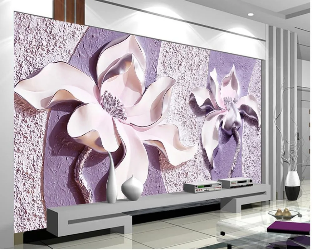 Buy Peony Flowers Mural Tv Backdrop 3d Wallpaper Flower 3d Mural Wallpaper Home Decoration 3d Wallpaper Flower In The Online Store Picture In Picture Wallpaper At A Price Of 10 5 Usd With