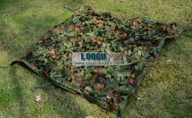 LOOGU 1,5 M x 9 M(5FT x 29.5FT) цифровой камуфляж для лесистой местности камуфляжная Военная сеть армии маскировочная сетка, джунгли навес для защиты от солнца для Охота Отдых на природе