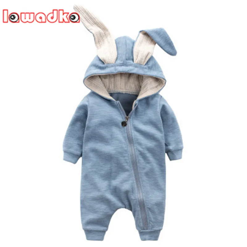 

Lawadka Newborn Cotton Baby Girl Rompers Big Ear Baby Girls Clothes Cute Cartoon Baby Clothing Infant Jumpsuit