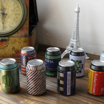 

Free shipping New 2014 Zakka small grocery tin cans toothpick pot mini storage tank/Storage box/Small gifts/Home decoration