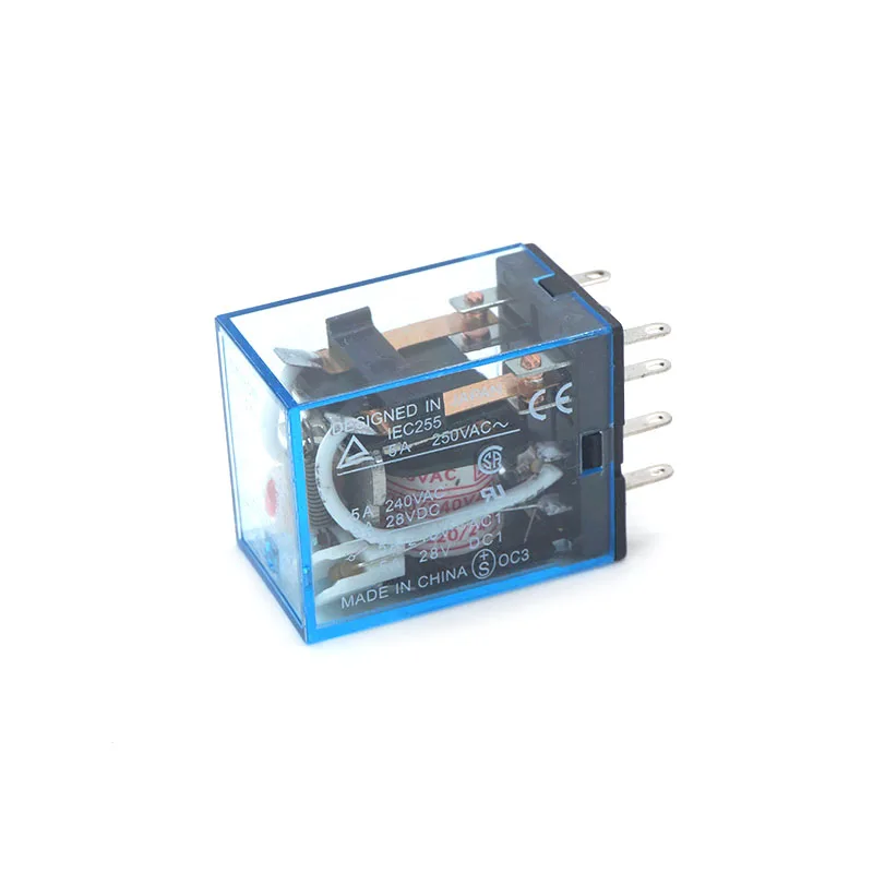 

DC12V 24V AC110V 220V 5A Coil DPDT Power Relay MY2NJ 8Pin 5A