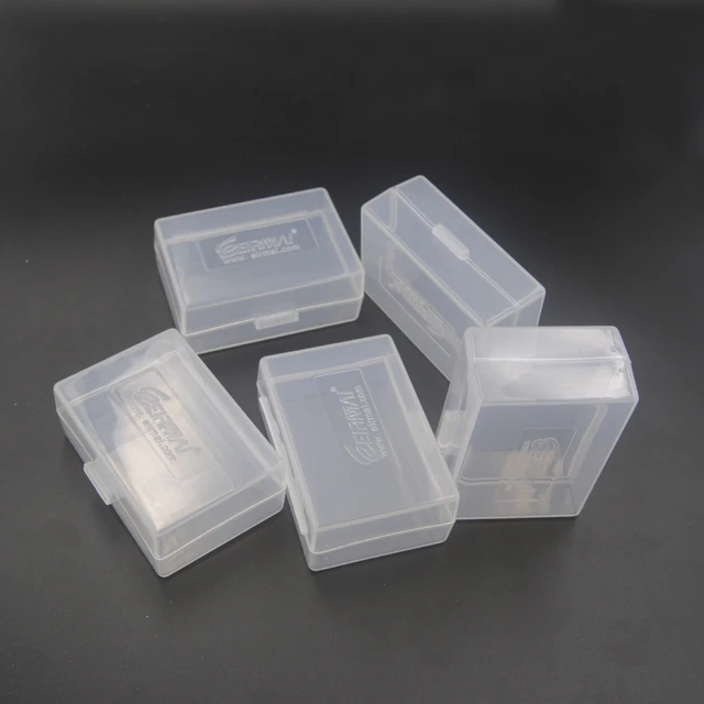 10PCS L size Plastic Case Holder Storage Box for DSLR camera battery