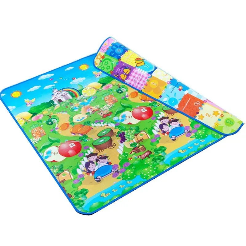 Baby Play Mat 200x180x2cm Developing Mat for Children Tapete Infantil Waterproof Two Sides Soft Children Foam Puzzle Carpet  (1)