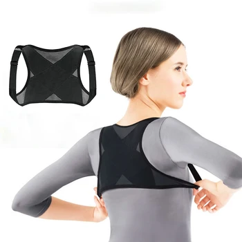 

Posture Corrector Back Clavicle and Shoulder Support Relieve Pain Improve Thoracic Kyphosis for Women