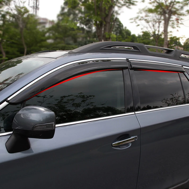 Автомобильный Стайлинг, автомобильные тенты, защитные козырьки для окон, защита от солнца, защита от дождя, наклейки, автомобильные аксессуары, подходят для Subaru Forester SK