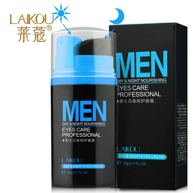 LAIKOU Men Day and Night Anti wrinkle Firming Eye Cream 20g Skin Care