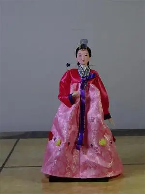 Корейская кукла пособия по кулинарии кукла гуманоид шелк свадебные творческие ремесла кимоно ремесло статуя украшения дома